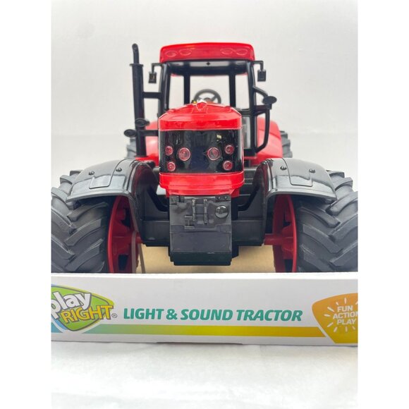 PLAY RIGHT Light & Sound Tractor Red - Picture 12 of 13
